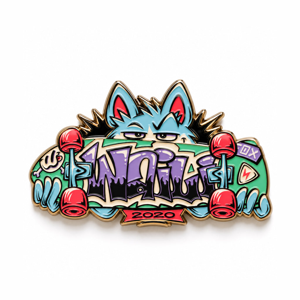 Pin - skate out of line